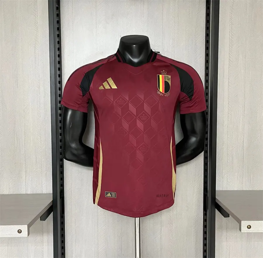Belgium Belgium 2024 25 Euro Home Jersey Player Version