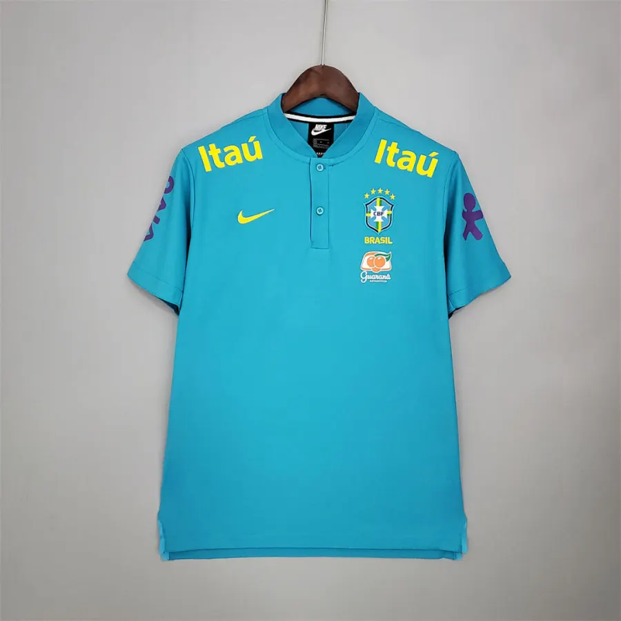 Brazil 2021 Brazil Pre match Blue S XXL