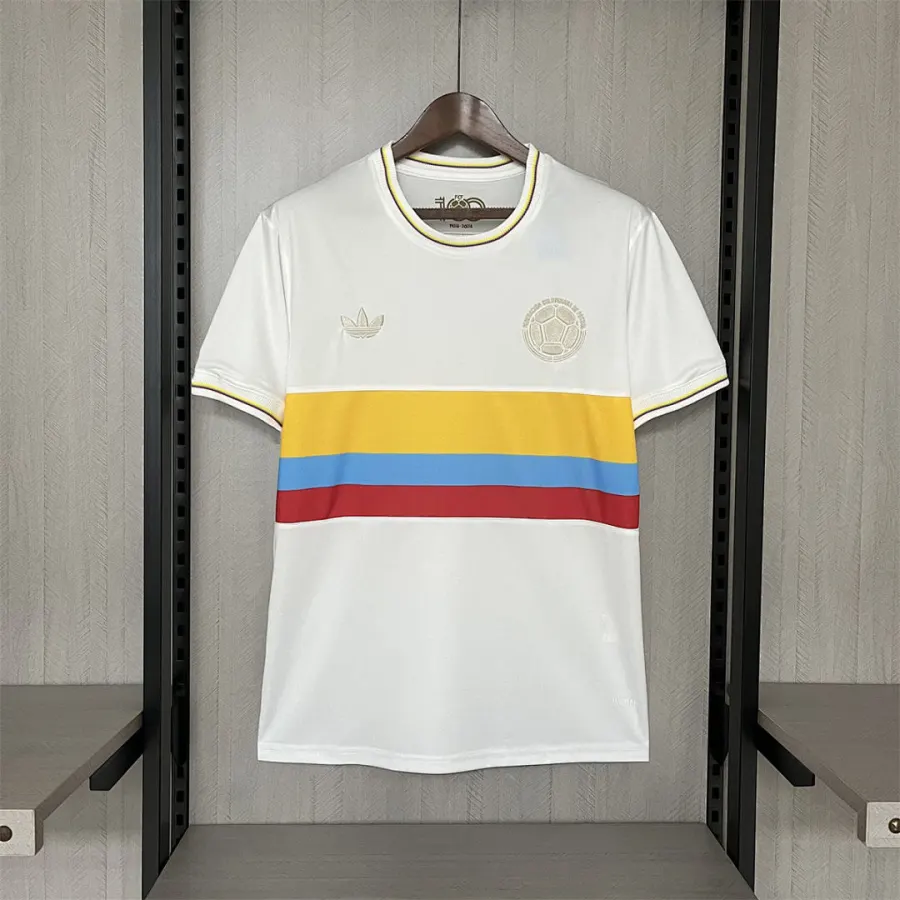 Colombia 24 25 Colombia 100th Anniversary Edition White Jersey S XXL