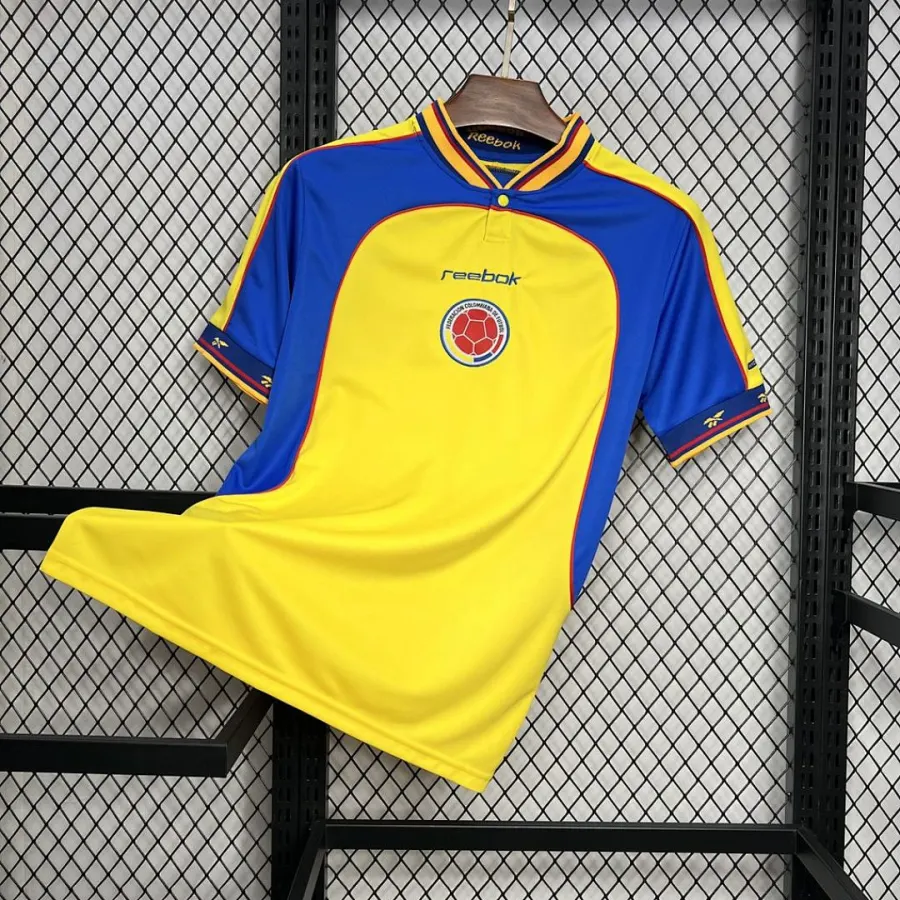 Colombia Retro 2001 Colombia Home Jersey S XXL