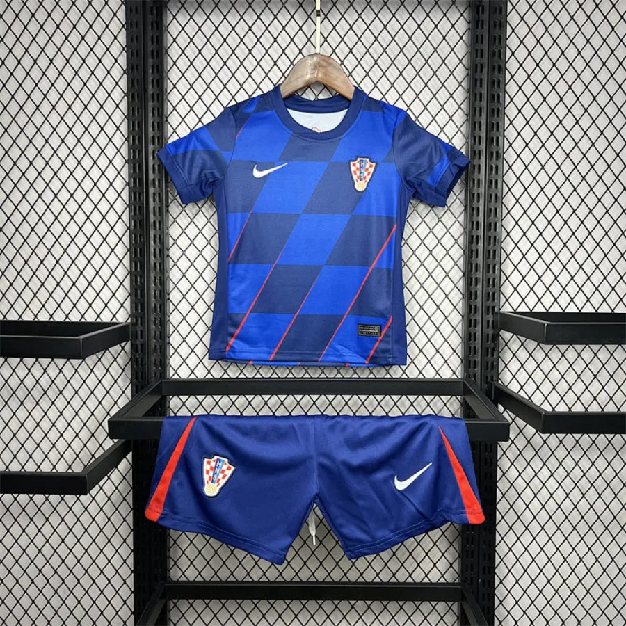 Croatia Croatia 2024 25 Euro Away Kids Kit