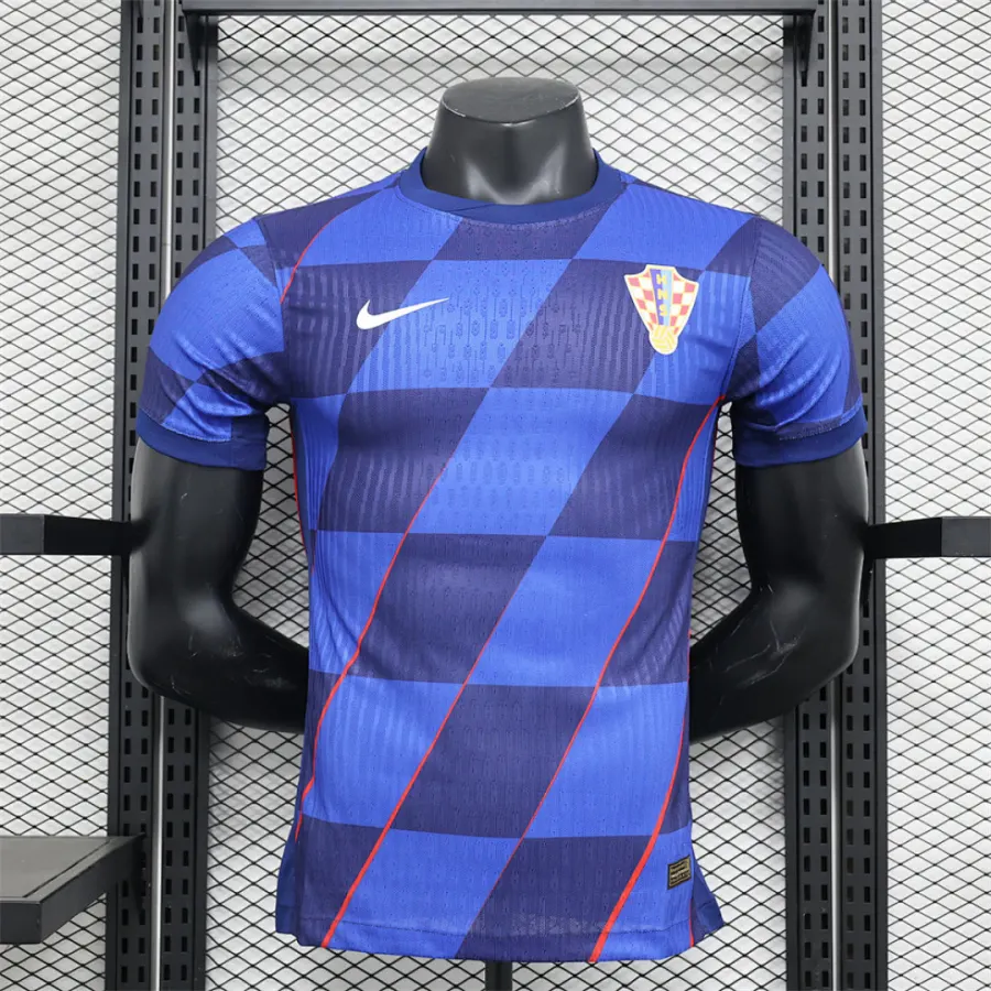 Croatia Croatia 2024 25 Euro Away Jersey Player Version