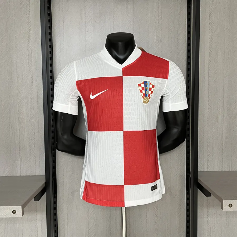 Croatia Croatia 2024 25 Euro Home Jersey Player Version