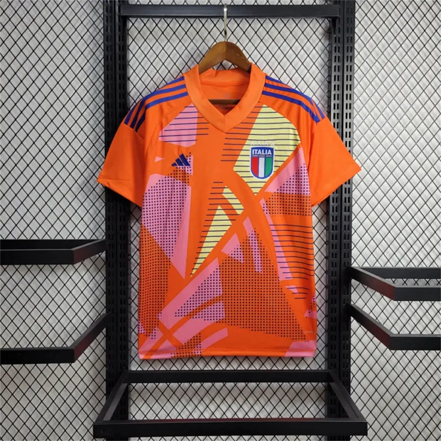 Italy Italy 2024 25 Euro Goalkeeper uniform Jersey
