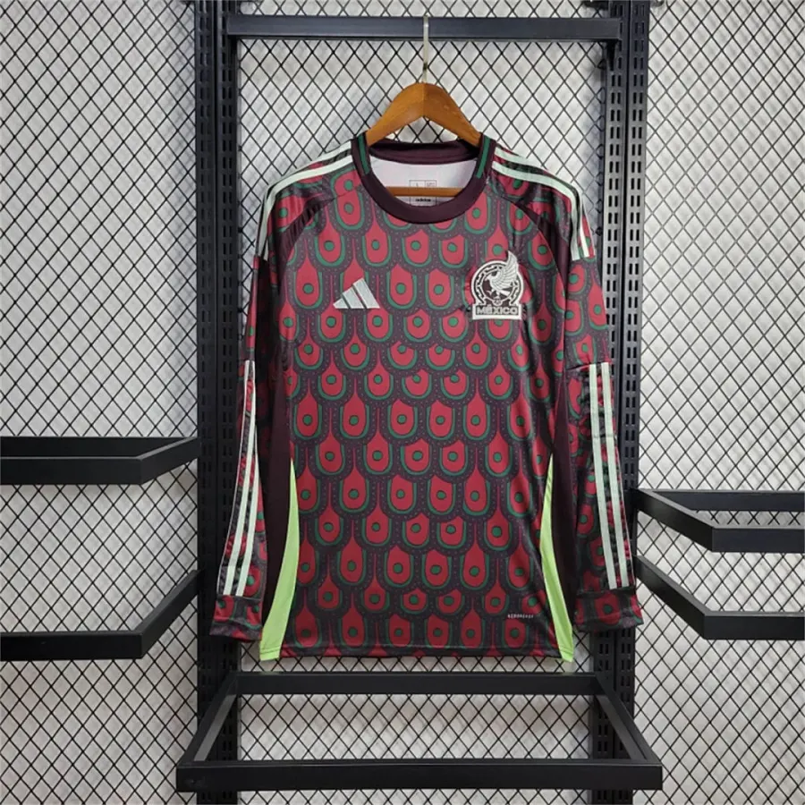 Mexico 24 25 Mexico Home Long sleeve S 4XL