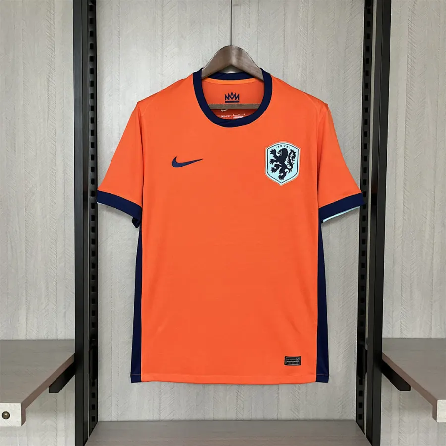 Netherlands 24 25 Netherlands Euro Home Jersey S 4XL