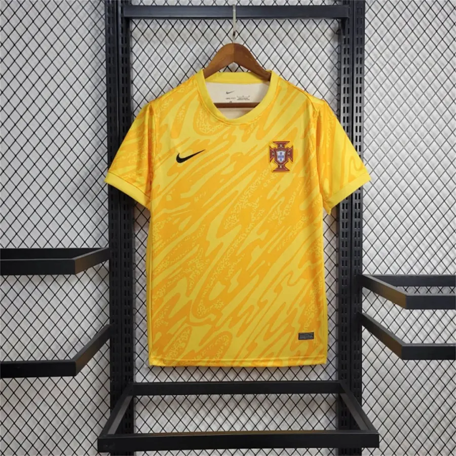 Portugal Portugal 2024 25 Euro Goalkeeper uniform Jersey