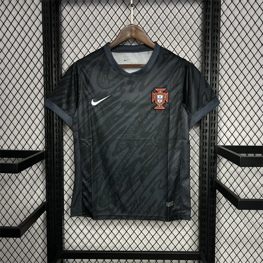 Portugal Portugal 2024 25 Euro Goalkeeper uniform Jersey